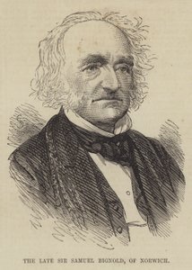 The late Sir Samuel Bignold, of Norwich by English School